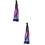 2Pièces Ponytail Decor Coloré Pour Casque, Artificielle Stylée 5