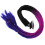 2Pièces Ponytail Decor Coloré Pour Casque, Artificielle Stylée 8