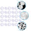 100Pcs Screw Protection Covers Folding Snap Decoration Caps 6