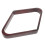 5Pcs Dark Red Wood 9 Ball Billiard Rack Triangle Pool Table Holder 3