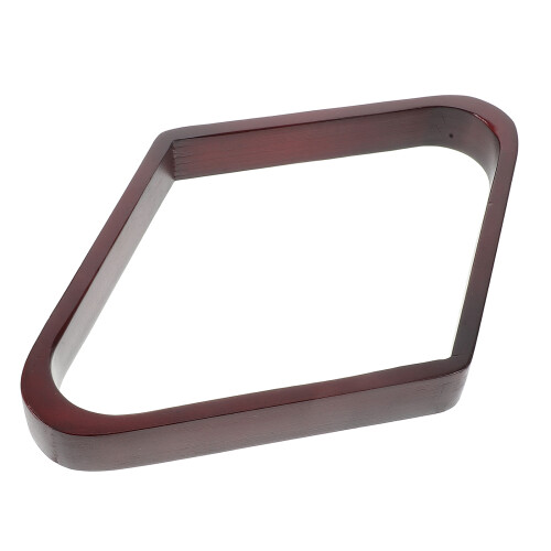 5Pcs Dark Red Wood 9 Ball Billiard Rack Triangle Pool Table Holder 2