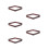 5Pcs Dark Red Wood 9 Ball Billiard Rack Triangle Pool Table Holder 4