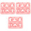 3Pièces Outils Argile Polymer Rose Découpe Multifonctionnel 4