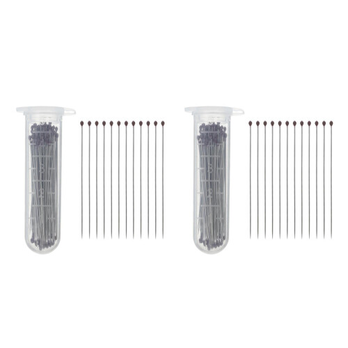 200Pcs Stainless Steel Insect Mounting Pin Kit Silver Fixing Tool Set 2