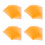 40Pcs Orange PVC Sheets Durable Transparent Plastic Film for Teaching 7
