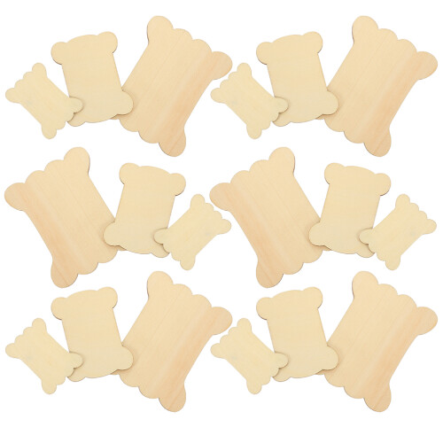 180Pièces En Bois Beige Pour Filage Couture Multi-Usage 2