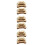 180Pièces En Bois Beige Pour Filage Couture Multi-Usage 6