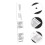 5Pcs White Record Player Turntable Stylus Alignment Protractor Tool 4