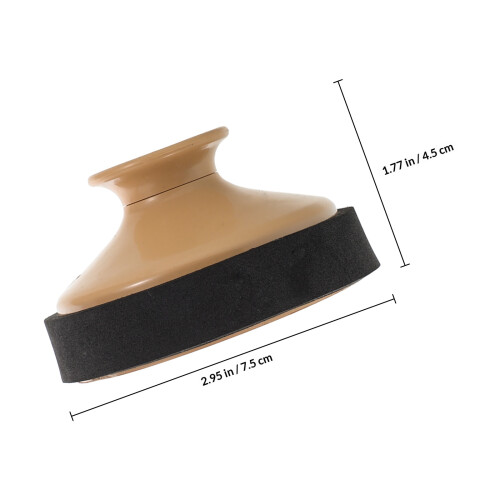 Sourdine Alto Saxophone ABS Beige Clair Réduction Bruit Durable 1