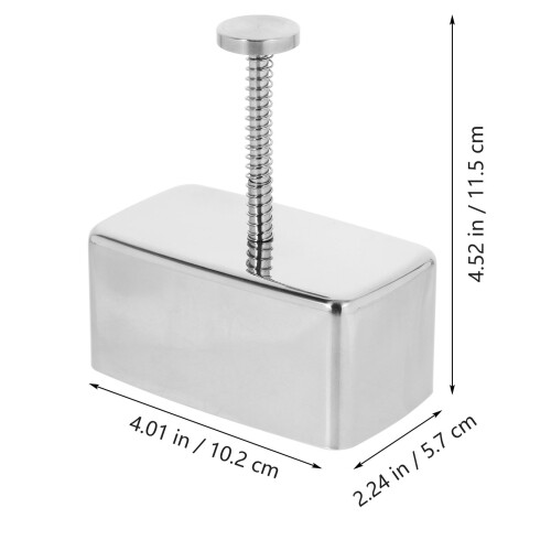 4Pcs Stainless Steel Rice Ball Mold Rectangular Onigiri Maker DIY Tool 1