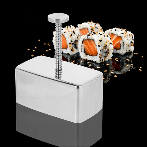 4Pcs Stainless Steel Rice Ball Mold Rectangular Onigiri Maker DIY Tool 2