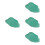 4Pcs Blue Ceramic Leaf Shaped Food Serving Plates for Parties 7