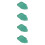 4Pcs Blue Ceramic Leaf Shaped Food Serving Plates for Parties 9