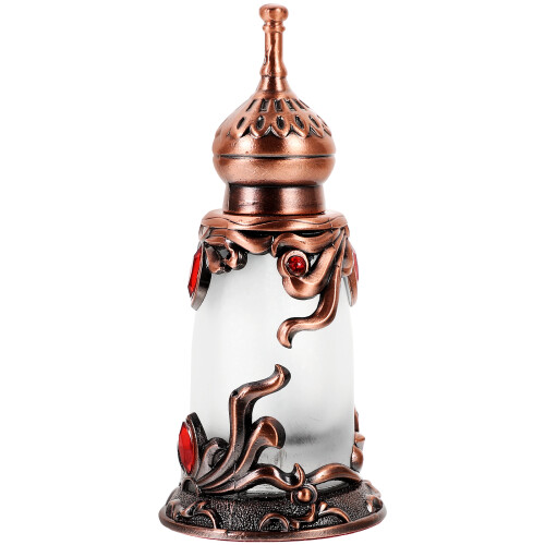 5Pcs Small Vintage Alloy Perfume Bottles Decorative Refillable Holder 1