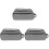 3Pcs Travel Suction Oxygen Machine Bag Portable Grey Organizer 3
