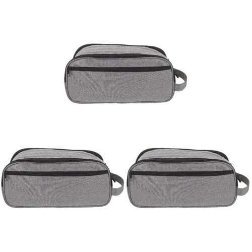 3Pcs Travel Suction Oxygen Machine Bag Portable Grey Organizer 2