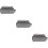 3Pcs Travel Suction Oxygen Machine Bag Portable Grey Organizer 9