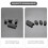 4Sets Saxophone Silicone Thumb Covers Black Finger Pads 6