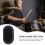 8Pcs Protective Drum Sticker Black Pte Pads for Household Drum Kit 7