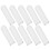 40Pcs Reusable Glass Straw Covers Clear Straw Tip Protectors 3