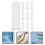 40Pcs Reusable Glass Straw Covers Clear Straw Tip Protectors 11