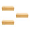 3Pcs Orange Bamboo Covered Utensil Tray Multipurpose Kitchen Organizer 7