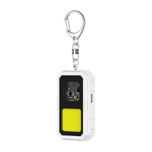 Repellente per Zanzare A Ultrasuoni, Portatile, per Esterni, con Fibbia, Ricarica USB, Multifunzionale, con Luce LED Bianca.