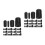 240Pcs Rubber Caps Thread Protectors for Multiple Uses 6