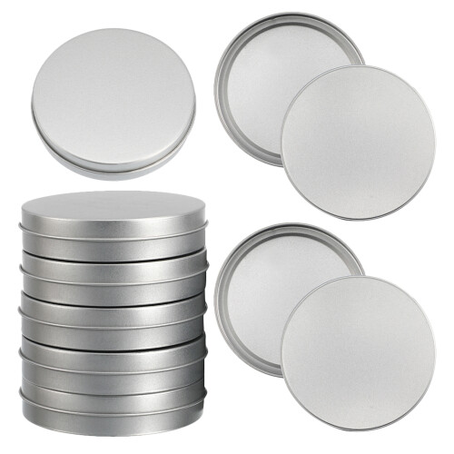 40Pcs Silver Artwork Iron Candy Container Multi-Functional Storage Box 2
