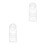 2Pcs Portable Plastic Geometric Drawing Tools for Home and School Use 9