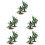 10Pcs Simulation Mini Tree Models Green for DIY Sand Table Landscaping 5