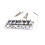 1Set 6- Metall Gitarrenbridge Silber Langlebig Und Robust 1