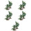 10Pcs Simulation Mini Tree Models Green for DIY Sand Table Landscaping 6