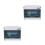 2Pcs ABS IP54 Leakage Circuit Breaker 8 Way Light Grey 6