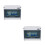 2Pcs ABS IP54 Leakage Circuit Breaker 8 Way Light Grey 9