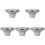 5Pcs Lightweight Stainless Steel Pot Lid Knobs Compact Pan Lid Handles 4