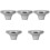 5Pcs Lightweight Stainless Steel Pot Lid Knobs Compact Pan Lid Handles 5