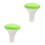 2Pcs Portable Green Watering Can Replacement Head for Garden Misting 4