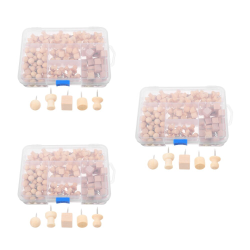 540Pièces Épingles Bois Beige Pour Tableau Et 2