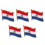 5Pcs Durable Iron Flag Pins with Clasp for Backpacks Apparel 9
