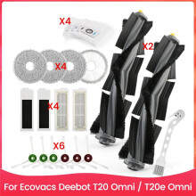 Accessoires voor Deebot T20 Omni / T20e Omni Robotstofzuiger Hoofdborstel Hepa-Filters Dweilzakken