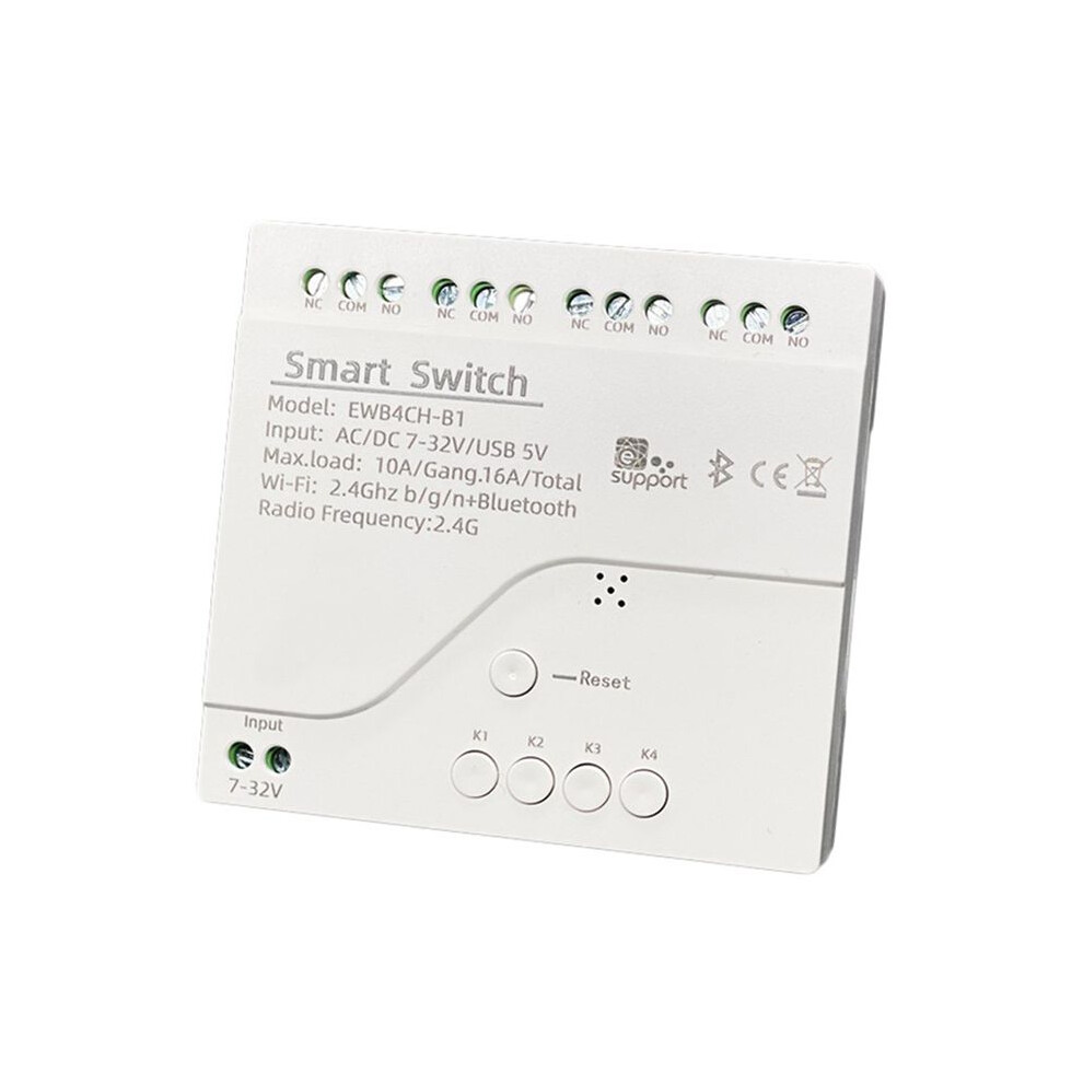 Ewelink 4 Channel Wifi Wireless Dry Contact Relay Module App Remote Control 7-32V 6033471745686