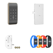 Bezprzewodowa Kontrola Dostępu Cyfrowa Klawiatura Telefon/RFID/Karta Hasło Zamek Szafkowy do Szafek Konwencjonalny-Złoty