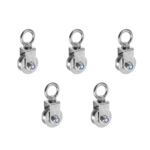 5St Industriele Rvs Swivel U- Heavy Duty 2