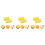 9Pcs Durable Yellow Makeup Sponge Cosmetics Puff Blending Tool 11