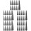150Pcs Black Punk Craft Rivets Studs for DIY Clothes Bags 6