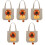 5Pcs Multi-Color Canvas Pet Backpack Carrier with Adjustable Air Hole 5