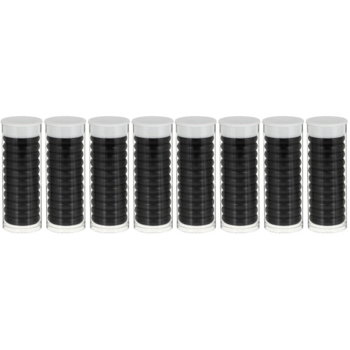 88Pcs Black ABS Loose Leaf Binding Discs Flexible Book Binder Rings 2