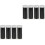 88Pcs Black ABS Loose Leaf Binding Discs Flexible Book Binder Rings 4