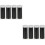 88Pcs Black ABS Loose Leaf Binding Discs Flexible Book Binder Rings 6